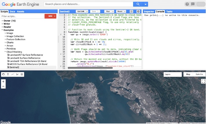 Google Earth Engine gestión forestal altacia